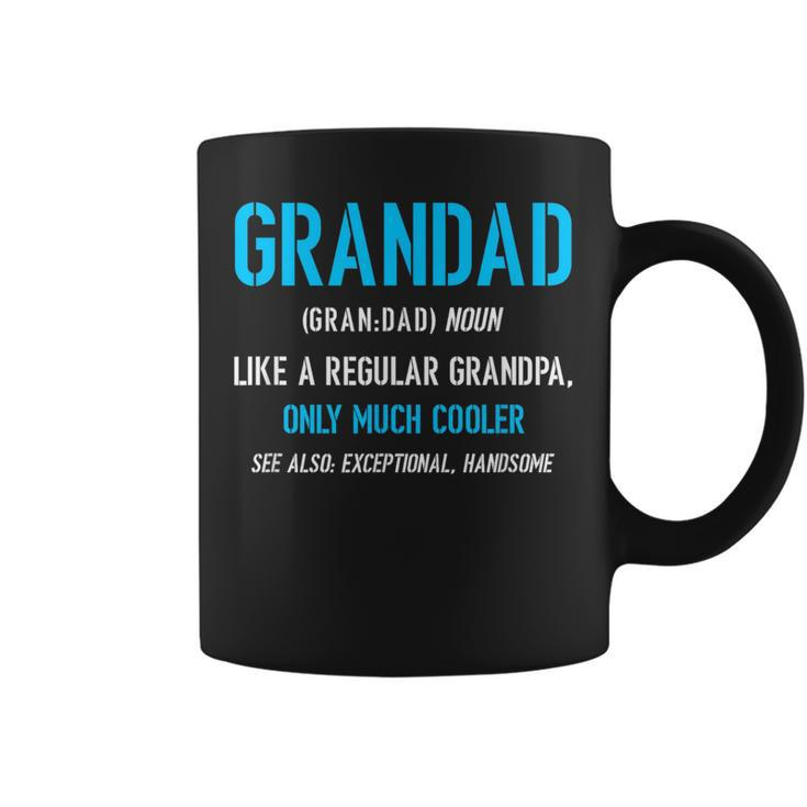 Grandad Gift Like A Regular Funny Definition Much Cooler  Coffee Mug
