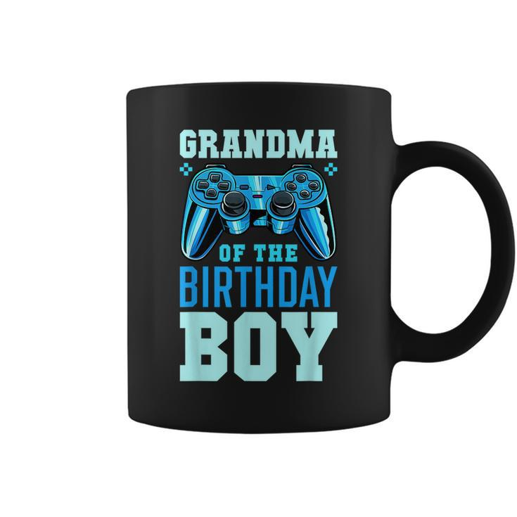 Grandma Of The Birthday Boy Matching Video Gamer Birthday  Coffee Mug