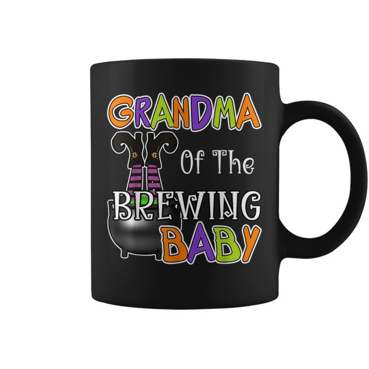 Grandma Of Brewing Baby Halloween Theme Baby Shower Spooky Coffee Mug