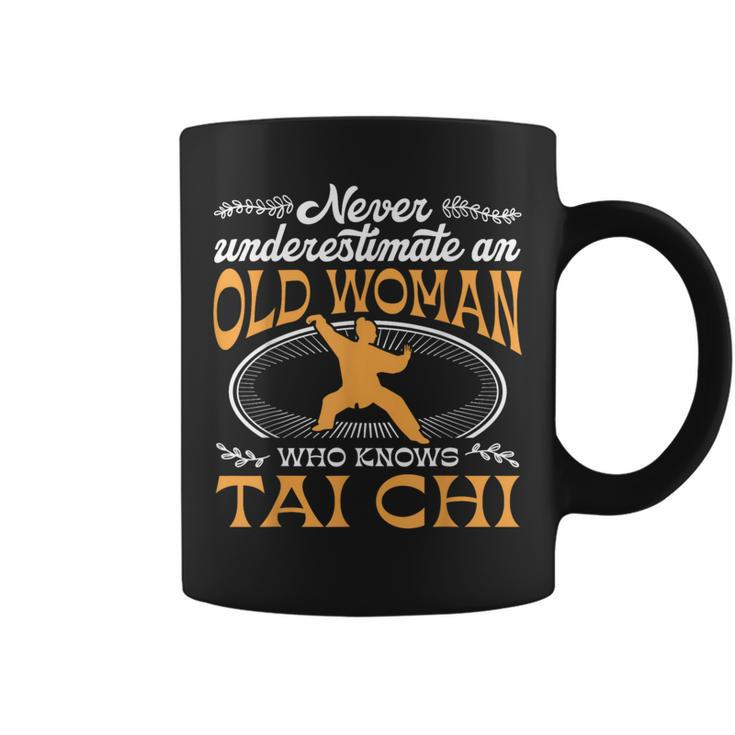 Grandma Never Underestimate An Old Woman Who Knows Tai Chi Coffee Mug