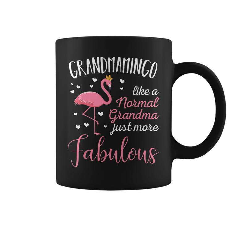 Grandmamingo Like A Grandma Only Fabulous Pink Flamingo  Coffee Mug