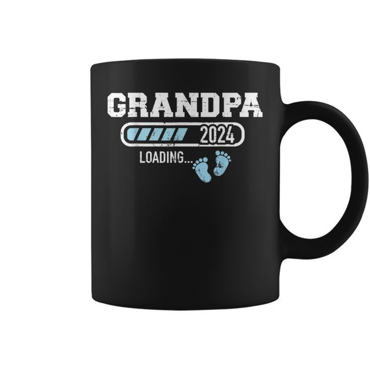 Grandpa 2024 Loading For Pregnancy Announcement  Coffee Mug