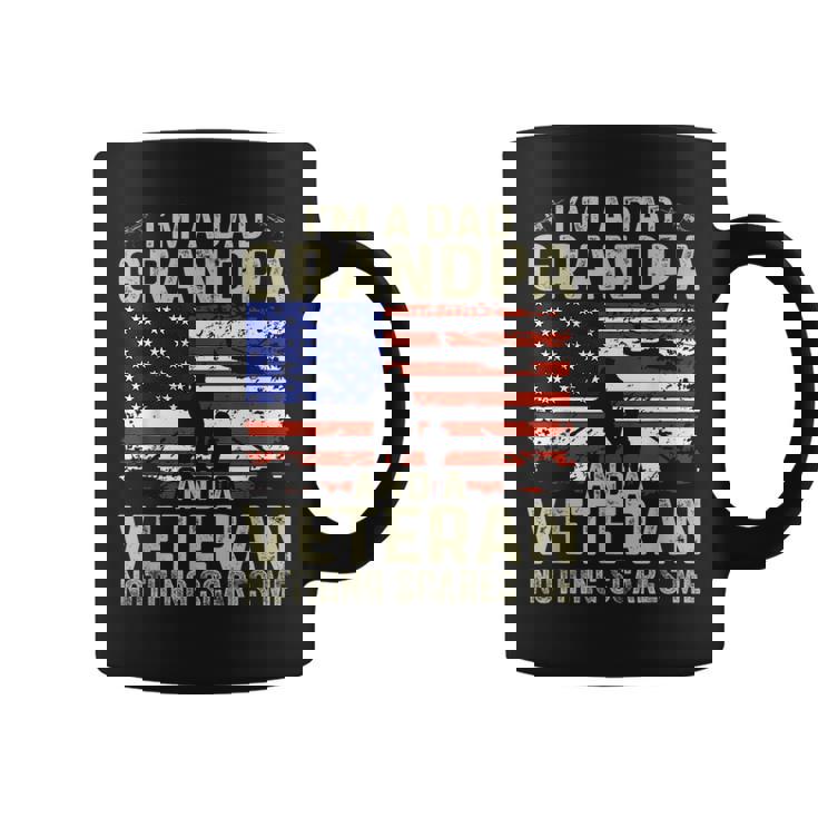 Grandpa For Men Fathers Day Im A Dad Grandpa Veteran Coffee Mug