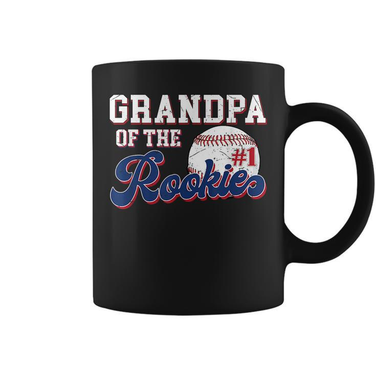 Grandpa Of Rookie 1 Years Old Team 1St Birthday Baseball  Coffee Mug