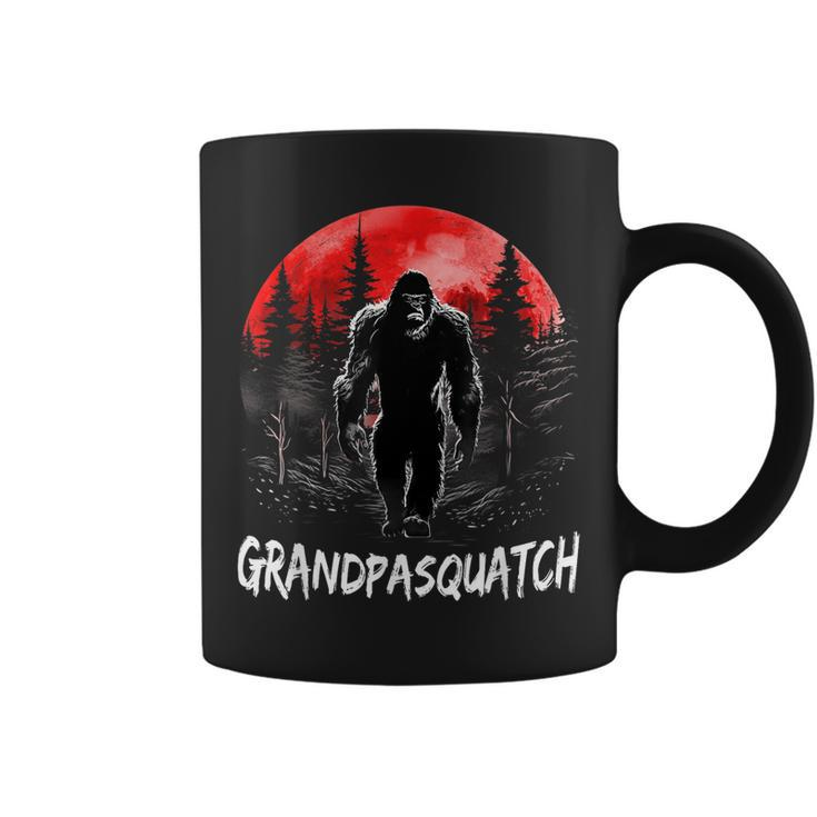 Grandpa Squatch Funny Bigfoot Dad Sasquatch Yeti Fathers Day  Coffee Mug