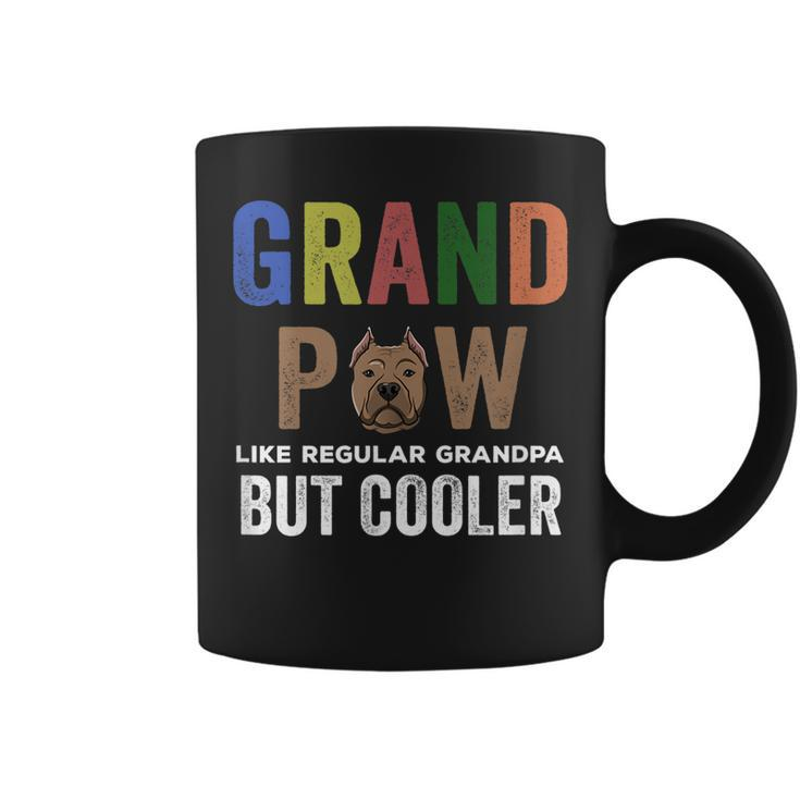 Grandpaw Like Regular Grandpa But Cooler Funny Father Day  Gift For Mens Coffee Mug