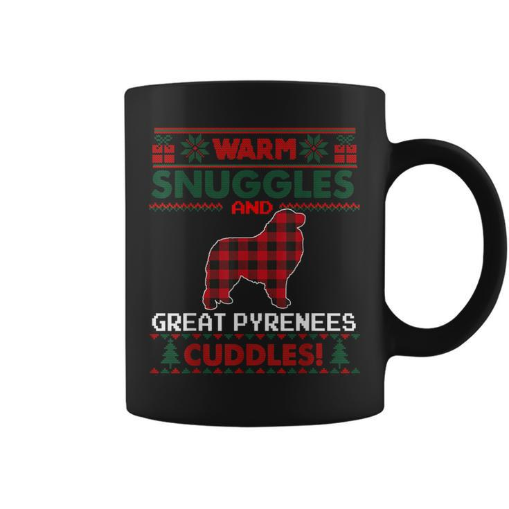 Great Pyrenees Christmas Pajama Ugly Christmas Sweater Coffee Mug
