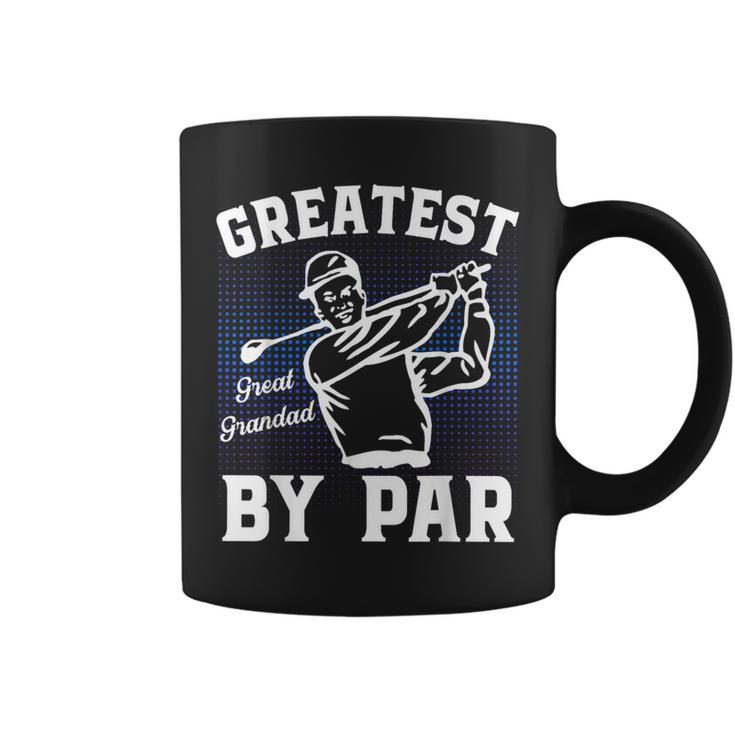 Greatest Great Grandad By Par Golf Lover  Golf Funny Gifts Coffee Mug