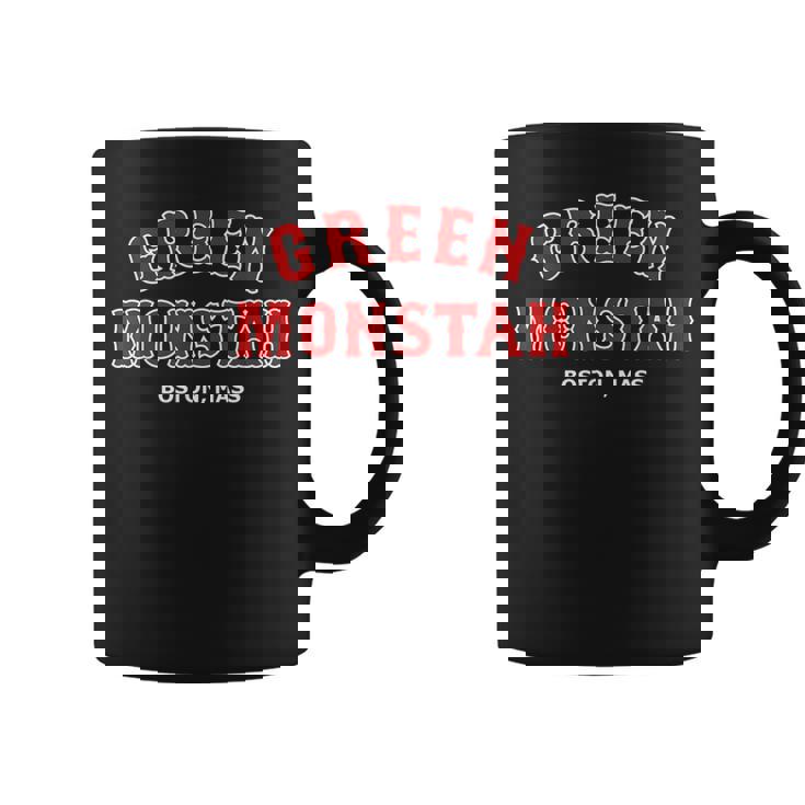 Green Monstah Funny Boston Mass New England Sports Gift Boston Funny Gifts Coffee Mug