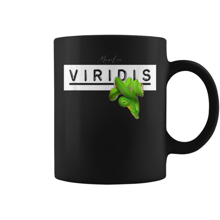 Green Tree Python Morelia Viridis Snake Keeper Coffee Mug