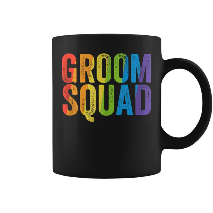 Groom Squad Party Lgbt Same Sex Gay Wedding Husband Men  Coffee Mug
