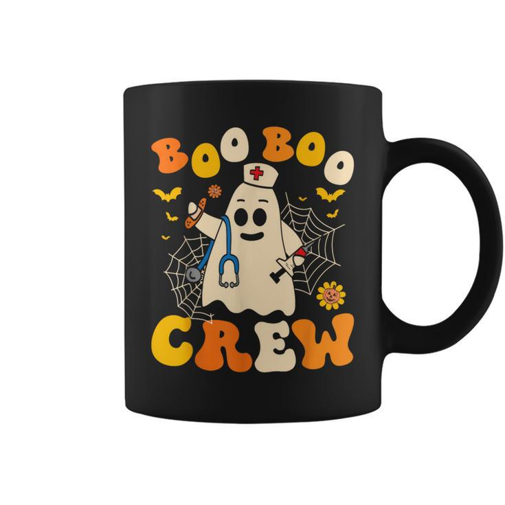 Groovy Boo Crew Nurse Ghost Halloween Nurse Coffee Mug