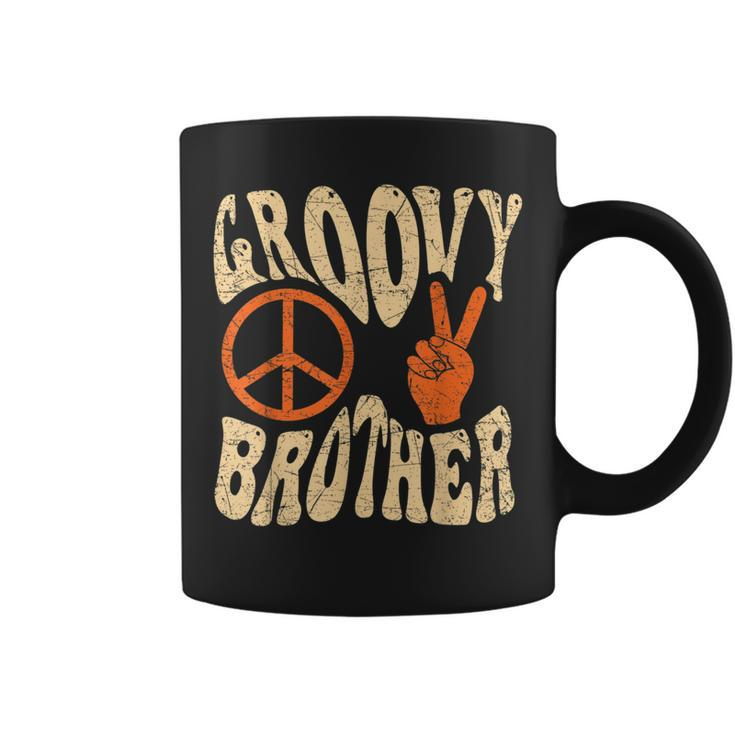 Groovy Brother 70S Aesthetic Nostalgia 1970S Retro Brother  Coffee Mug