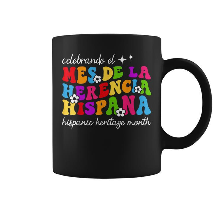 Groovy Celebrado El Mes Nacional De La Herencia Hispana Coffee Mug