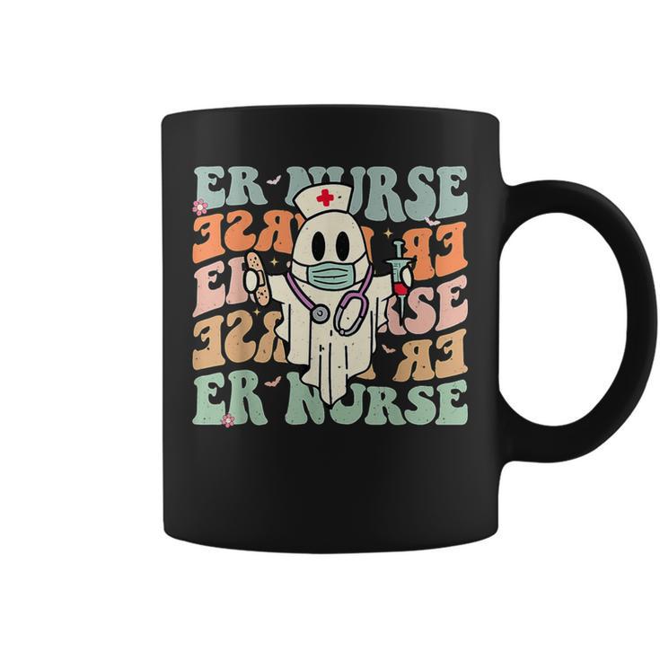 Groovy Emergency Room Nurse Halloween Costume Er Nurse Coffee Mug