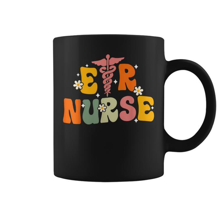 Groovy Er Nurse Emergency Room Nurse Nursing Coffee Mug