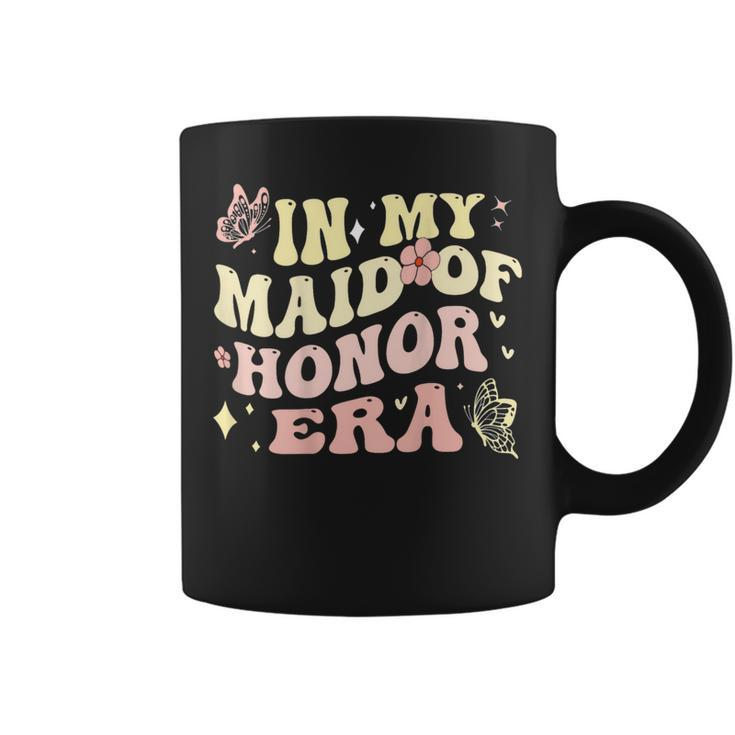 Groovy In My Maid Of Honor Era Bachelorette Party Back Coffee Mug
