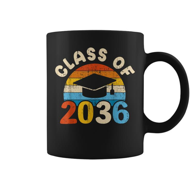 Grow With Me Class Of 2036 Vintage Graduation Preschool  Coffee Mug