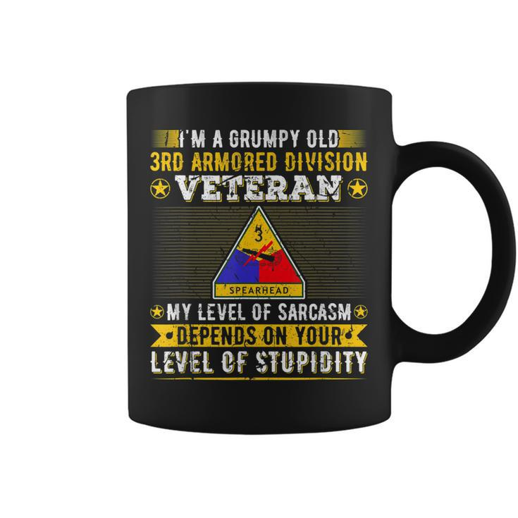 Grumpy Old 3Rd Armored Division Veteran Military Army  Coffee Mug