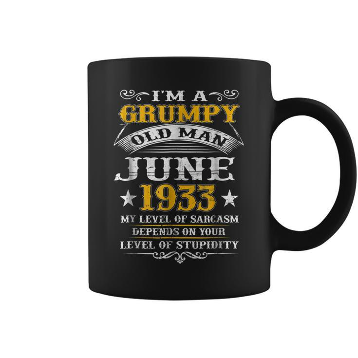 Grumpy Old Man June 1933 85Th Birthday Gift  Gift For Mens Coffee Mug