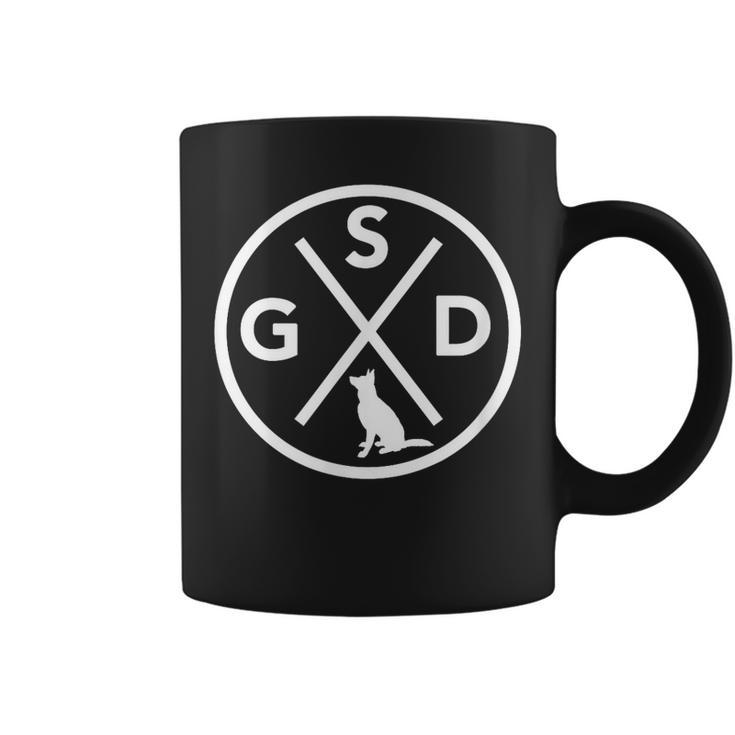 Gsd German Shepard Dog Dad Mom Usa Coffee Mug
