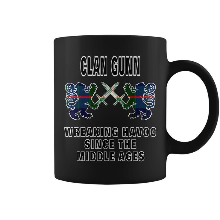 Gunn Scottish Tartan Scotland Family Clan Name Coffee Mug