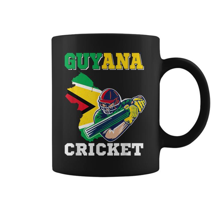 Guyana Cricket Player Flag Jersey Guyana Sports Coffee Mug