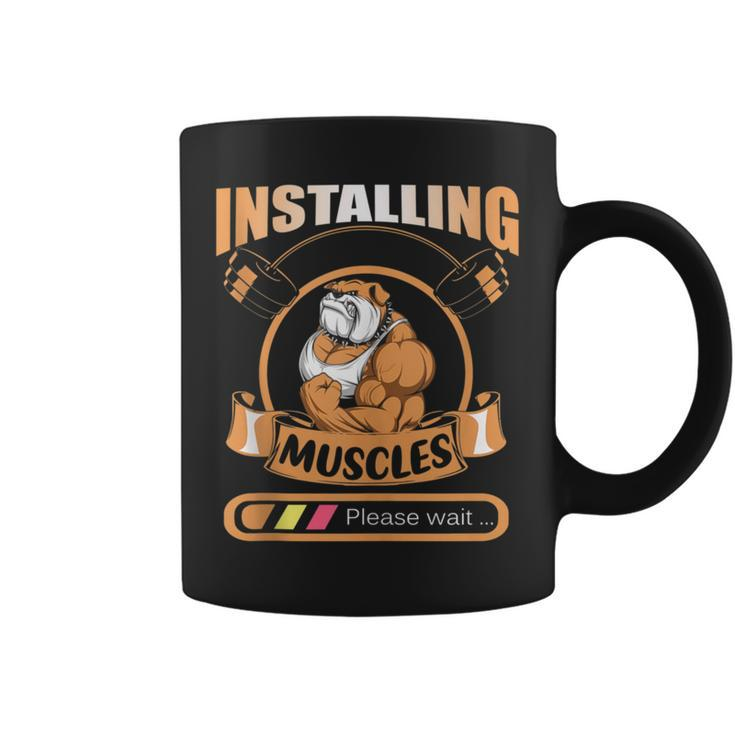 Gym Pitbull Weightlifting Fitness Coffee Mug