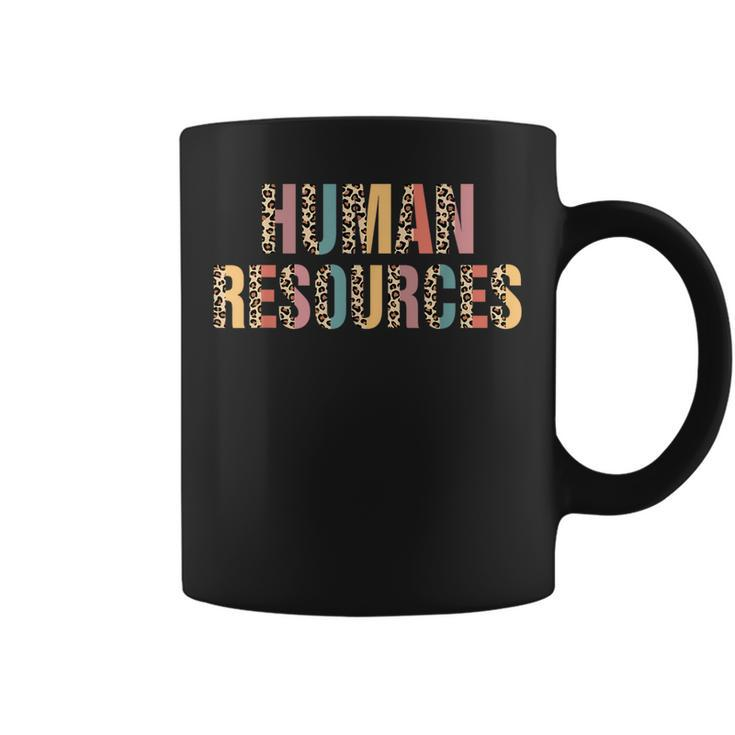 Half Leopard Human Resources Recruitment Specialist Hr Squad  Coffee Mug