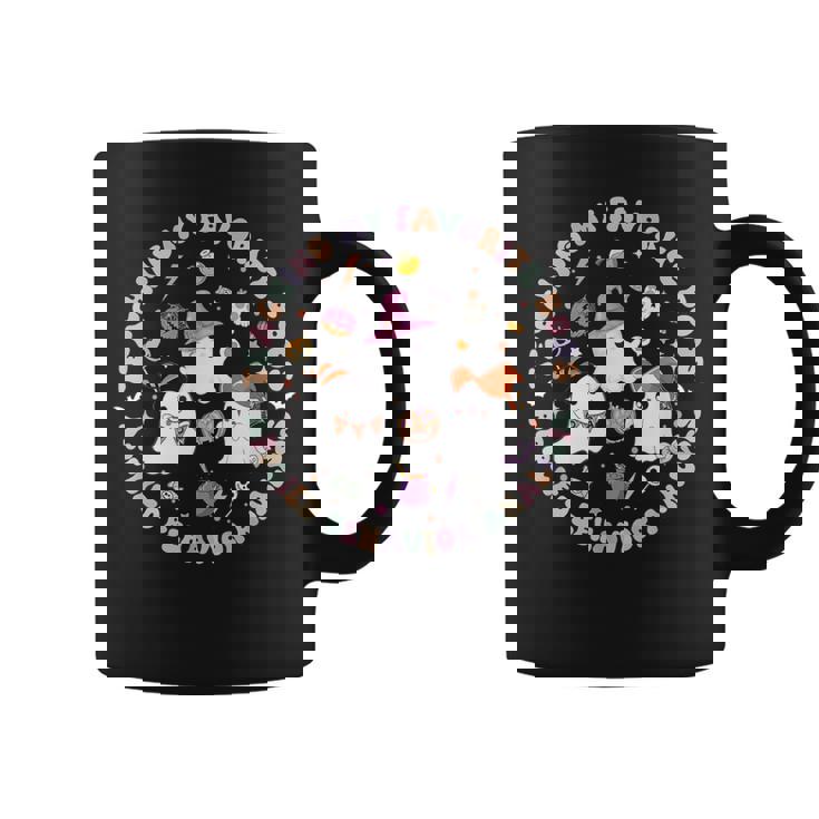 Halloween Aba Bcba Rbt Behavior Analyst Ghost Neurodiversity Coffee Mug