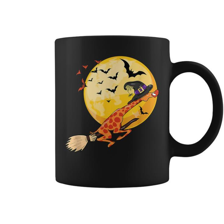 Halloween Costume Giraffe Ride Witch Shotgun Coffee Mug