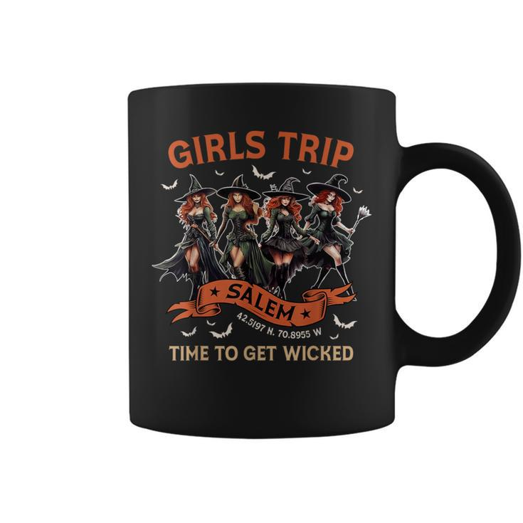 Halloween Costume Girls Trip Salem Time To Get Wicked Coffee Mug