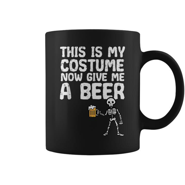 Halloween This Is My Costume Give Me Skeleton Dad Coffee Mug