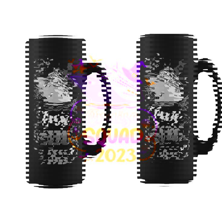 Halloween Cruise Squad 2023 Matching Cruising Crew Vacation Coffee Mug