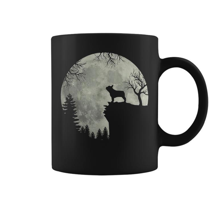 Halloween Dog Frenchie Frenchie Dog Moon Howl In Forest Coffee Mug