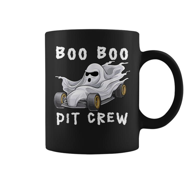 Halloween Race Car Party Racing Ghost Boo Matching Pit Crew Coffee Mug