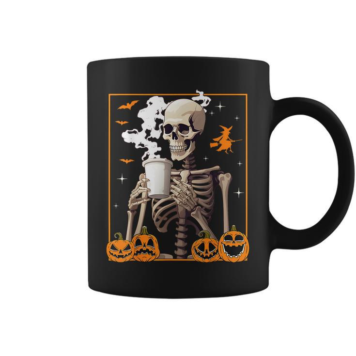 Halloween Skeleton Coffee Drinking Skull Horror Women Men Drinking s  Coffee Mug