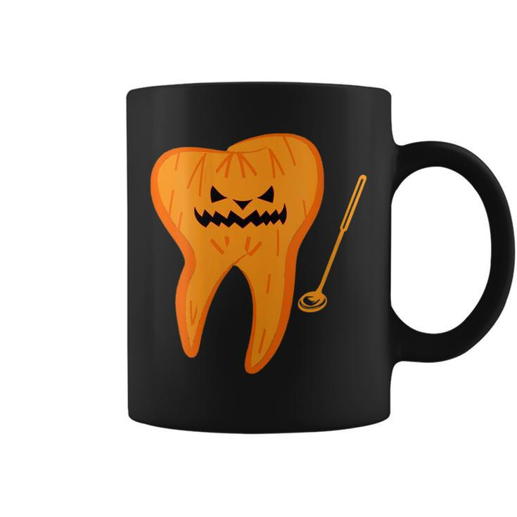 Halloween Spooky Dentist Tooth O Lantern Dental Assistant  Coffee Mug