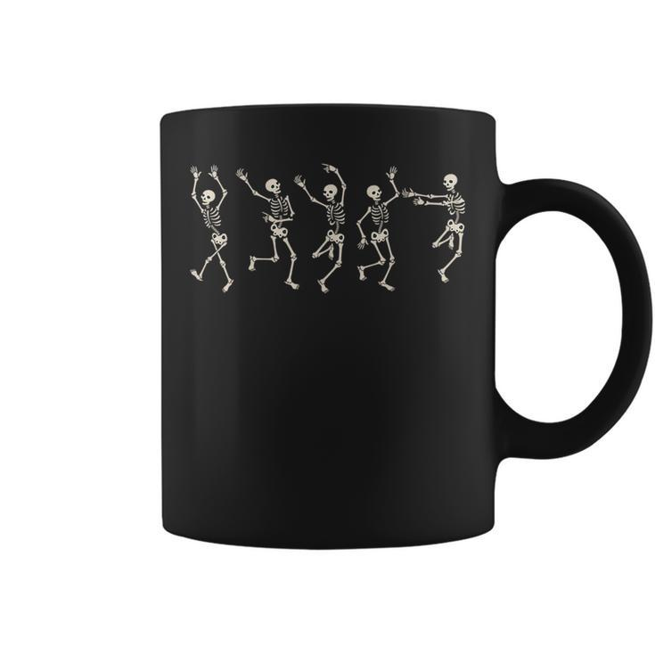 Halloween Vintage Skeletons Dancing Dancing Funny Gifts Coffee Mug