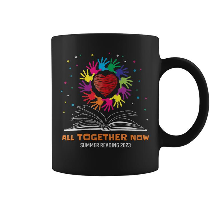 Handprints And Hearts All Together Now Summer Reading 2023 Coffee Mug