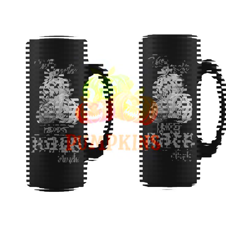 Happiest Pumpkin In The Patch Horror Scary Halloween Scary Halloween Coffee Mug