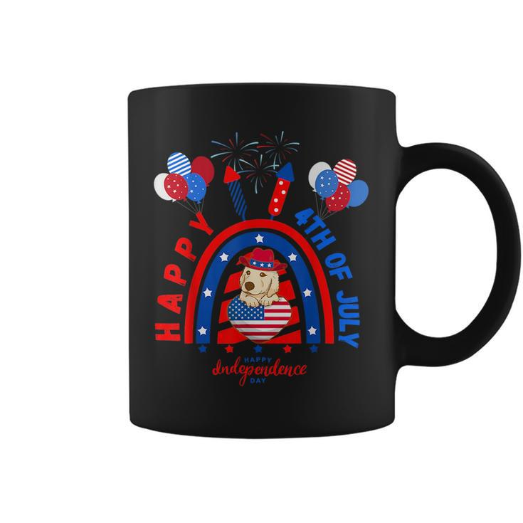 Happy 4Th Of July 2023 For Kids Funny Dog 4Th Of July 2023 Coffee Mug