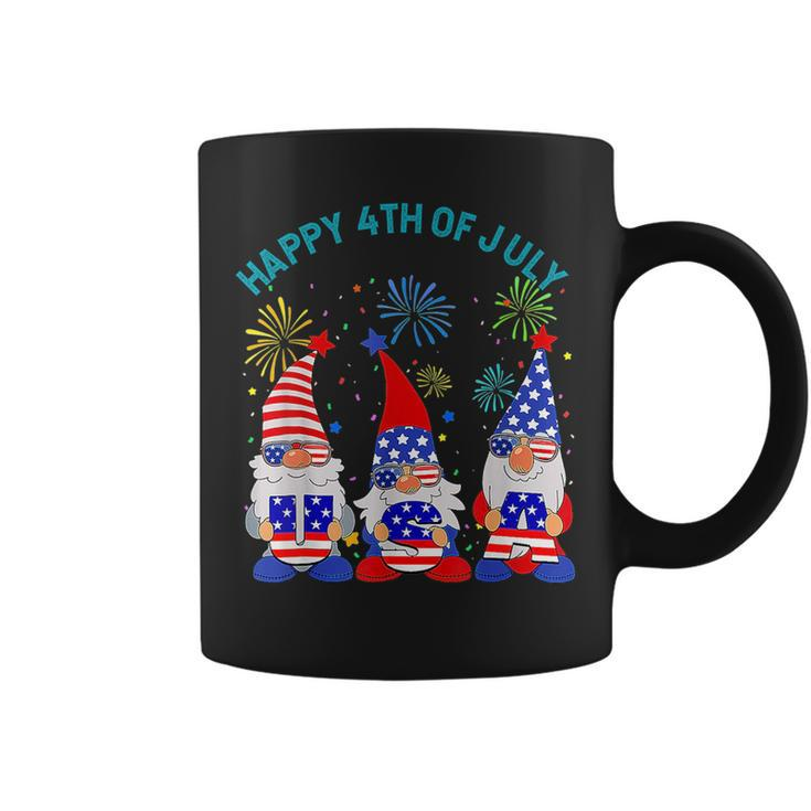 Happy 4Th Of July Gnome American Us Flag 4Th Of July Coffee Mug