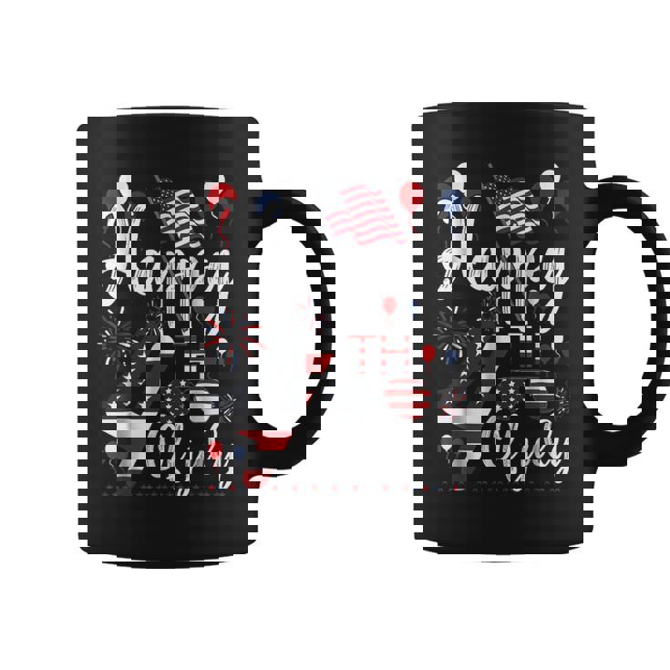 Happy Fourth Of July Patriotic American Us Flag 4Th Of July Patriotic Funny Gifts Coffee Mug