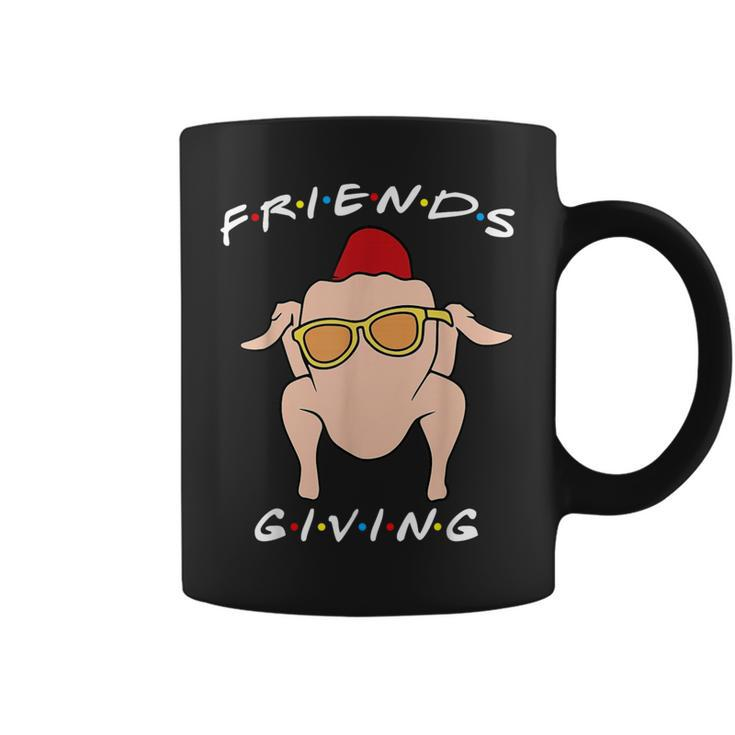 Happy Friendsgiving Thanksgiving Turkey Friends Coffee Mug