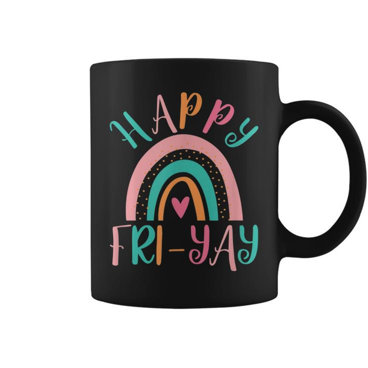 Happy Friyay Fri-Yay Friday Lovers Teacher School Coffee Mug