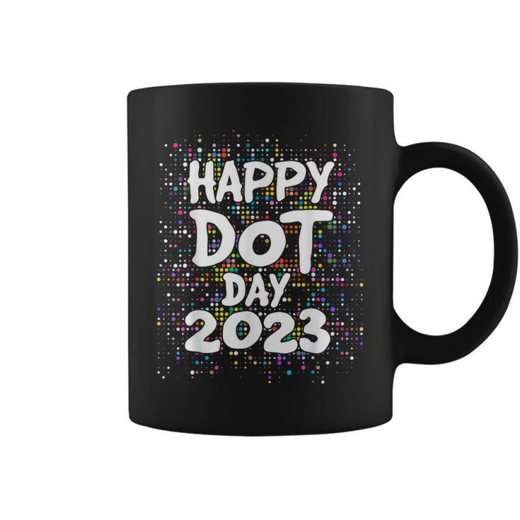 Happy International Dot Day 2023 September 15Th Polka Groovy Coffee Mug