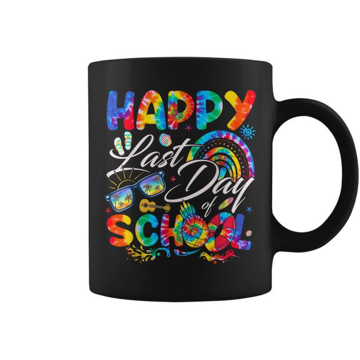 Happy Last Day Of School  Teachers End Of Year Students Coffee Mug