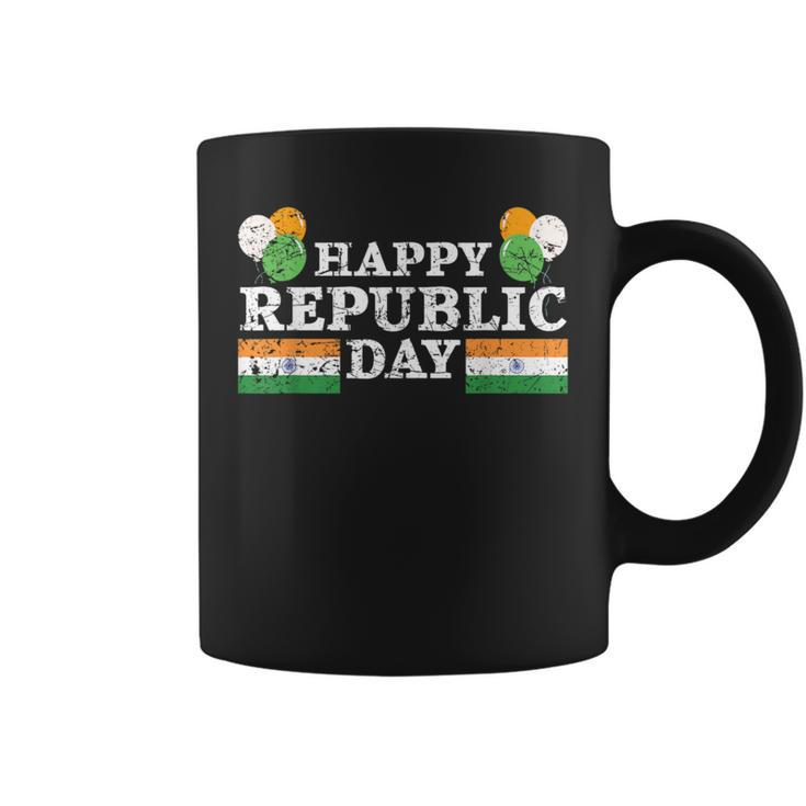 Happy Republic Day Hindustani India Flag Indian Coffee Mug