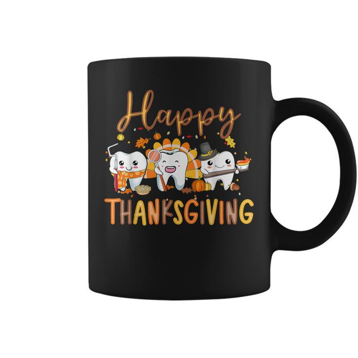Happy Thanksgiving Th Dental Squad Turkey Thanksgiving Coffee Mug